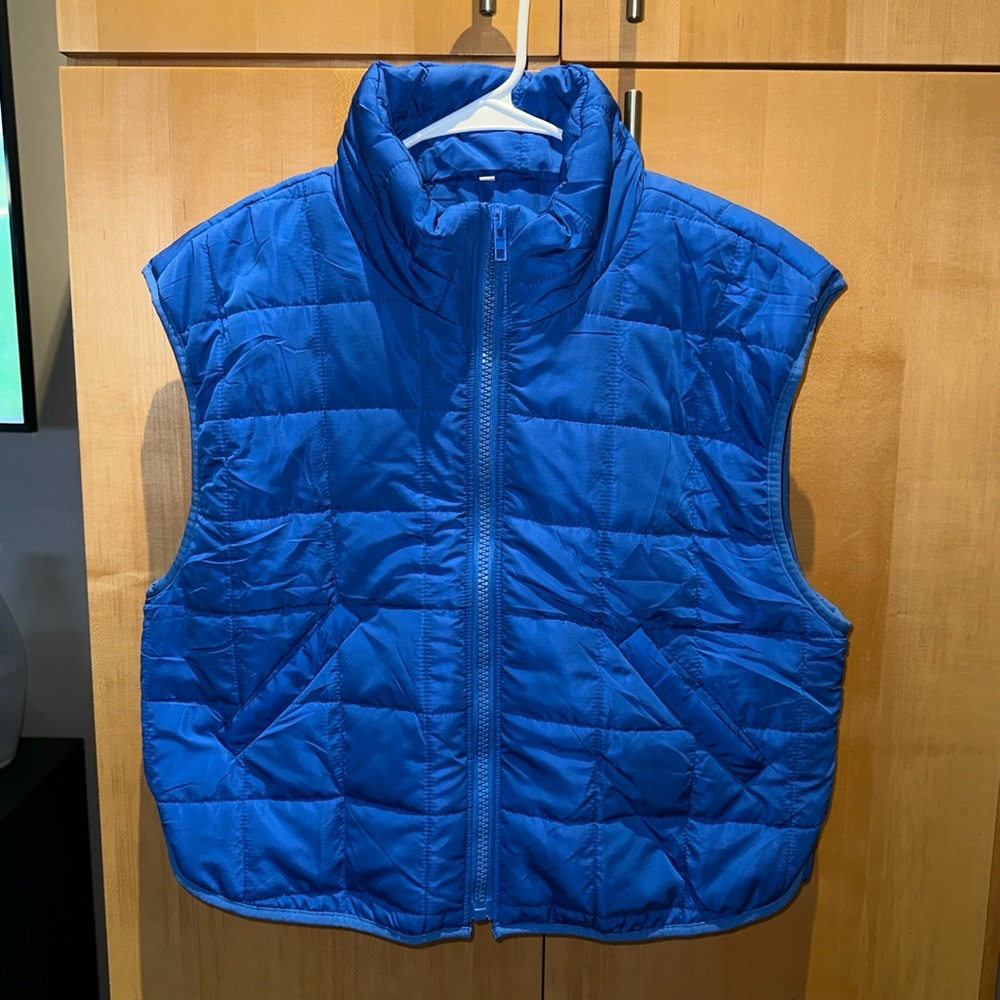 Blue Quilted Women's Vest